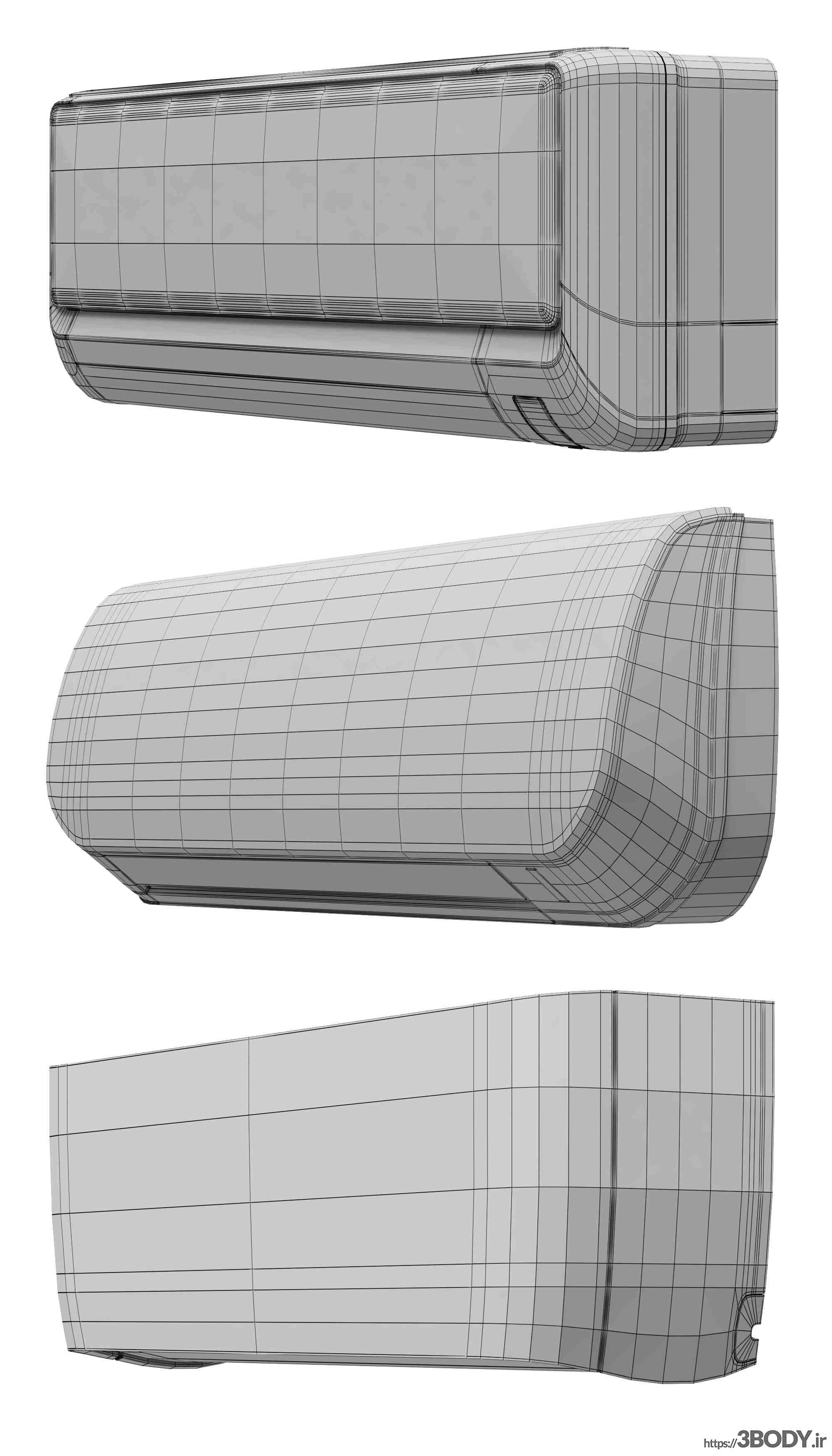 مدل سه بعدی کولر گازی سامسونگ عکس 2