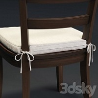 آبجکت سه بعدی صندلی نهارخوری عکس 4
