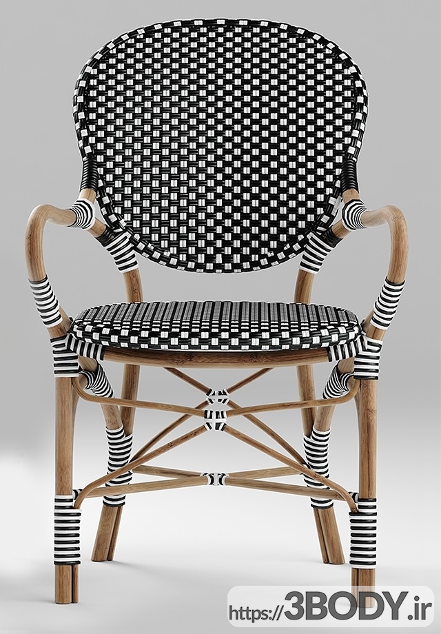 مدل سه بعدی  میز و صندلی ها سرنا و لیلی عکس 3