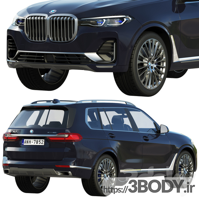 مدل سه بعدی ماشین BMW-X7 عکس 4