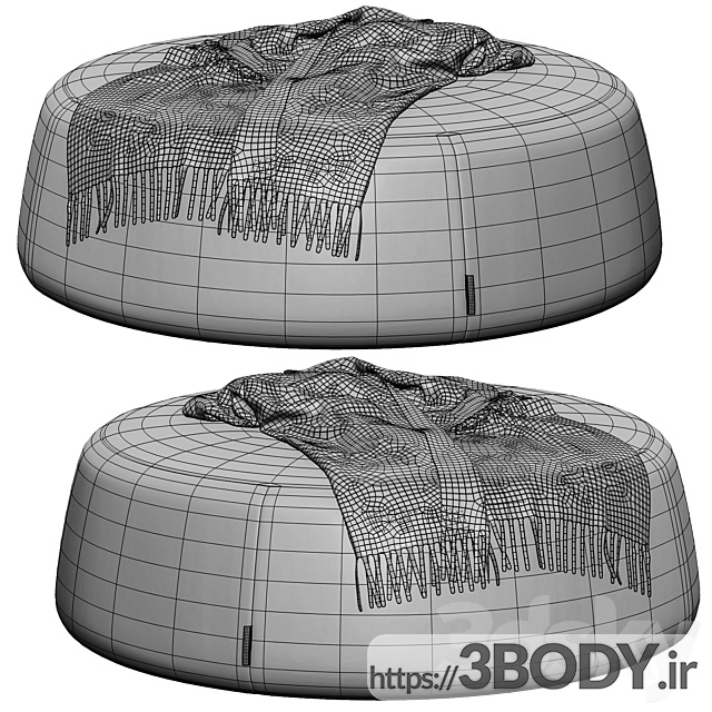 آبجکت سه بعدی مبل راحتی  عکس 6