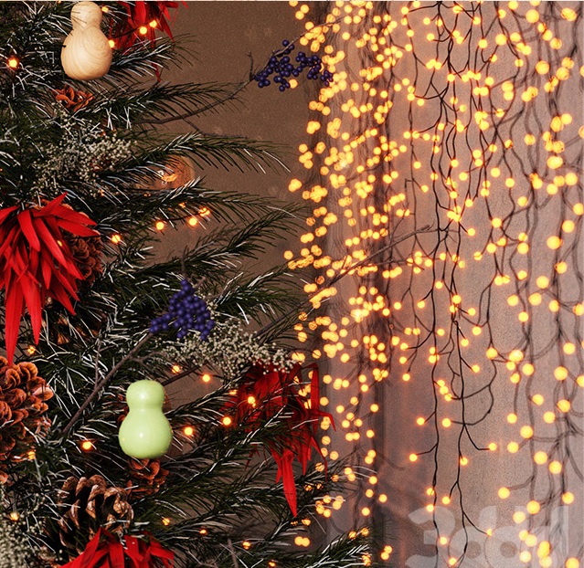 آبجکت سه بعدی درخت کریسمس عکس 5
