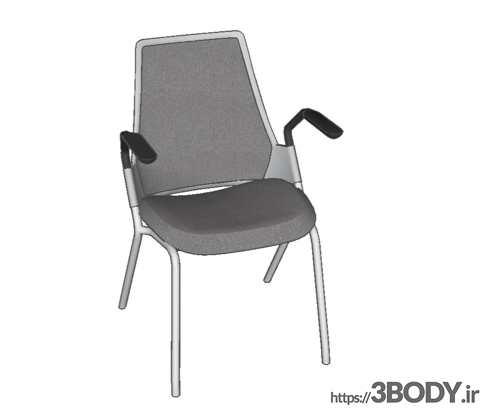 آبجکت سه بعدی اسکچاپ -صندلی عکس 1