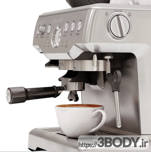 مدل سه بعدی قهوه ساز عکس 7