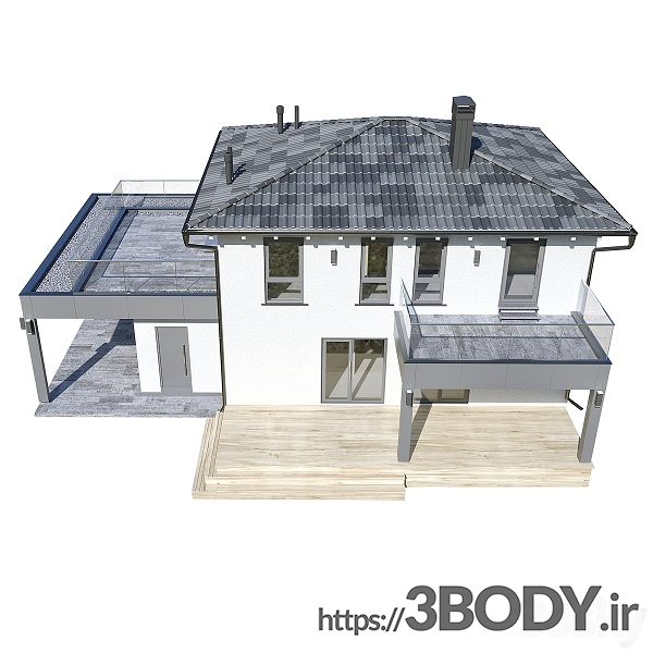 مدل سه بعدی خانه آلمانی عکس 5
