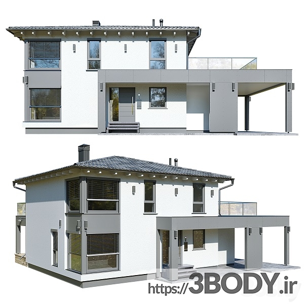 مدل سه بعدی خانه آلمانی عکس 1