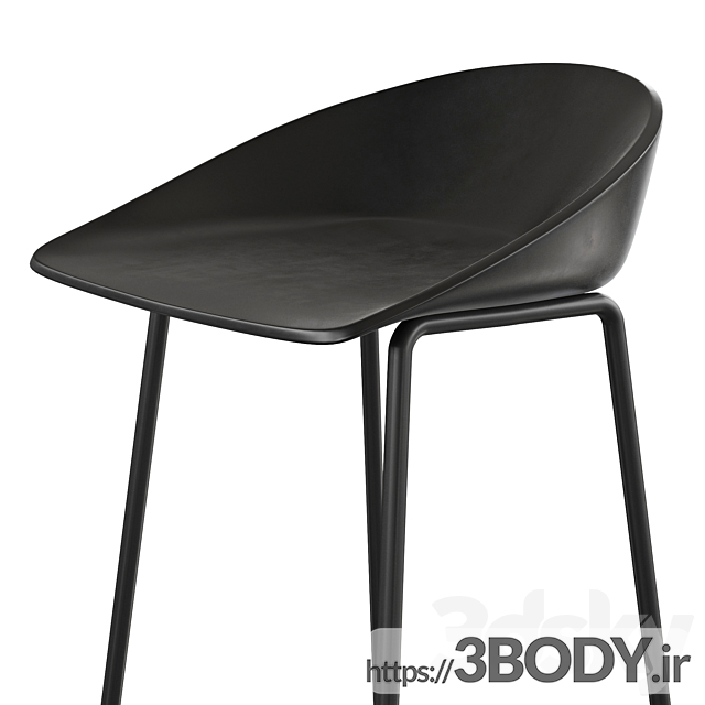 مدل سه بعدی صندلی مدرن عکس 4