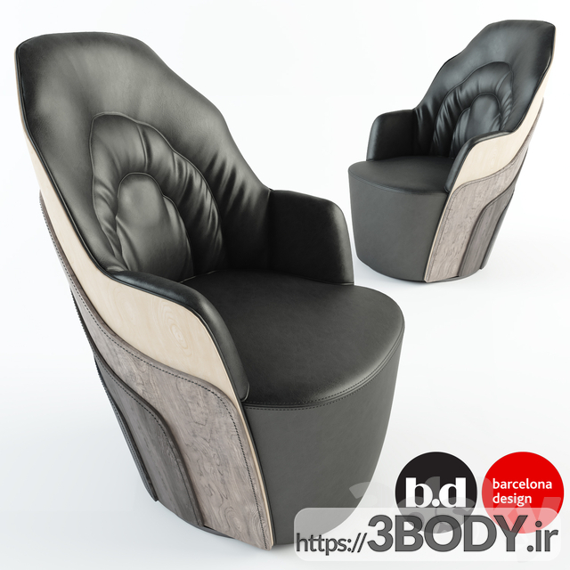 مدل سه بعدی  صندلی راحتی عکس 1