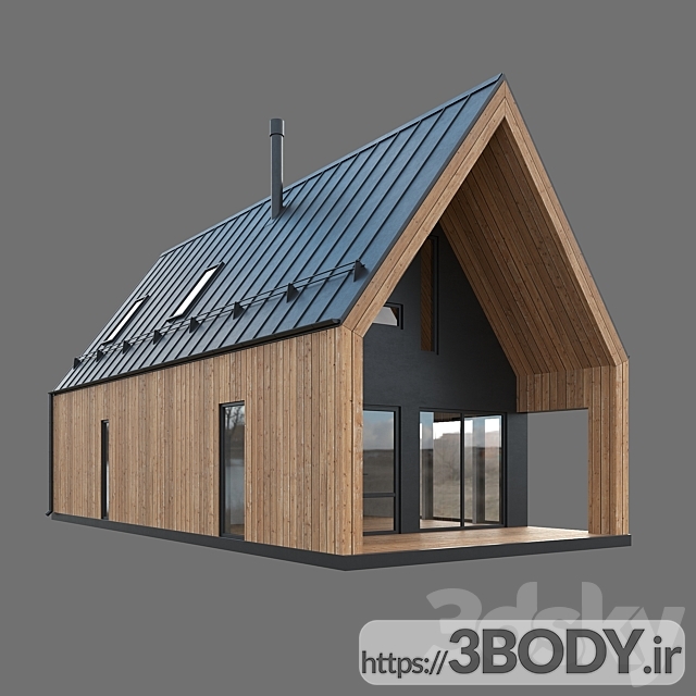 مدل سه بعدی خانه ی  انباری عکس 2