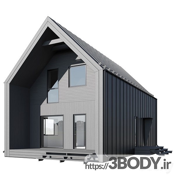 مدل سه بعدی خانه مدولار (Modular ) عکس 3