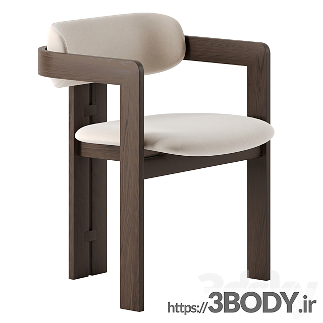 مدل سه بعدی صندلی عکس 1