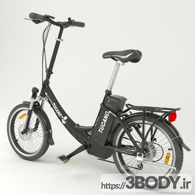 آبجکت سه بعدی  دوچرخه الکترونیکی (e-bike TUCANO BASIC RENAN) عکس 2