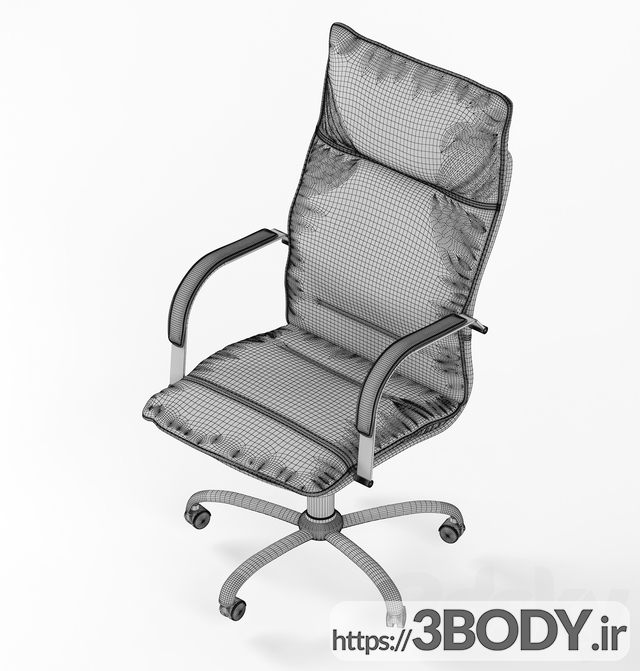 مدل سه بعدی  صندلی عکس 3
