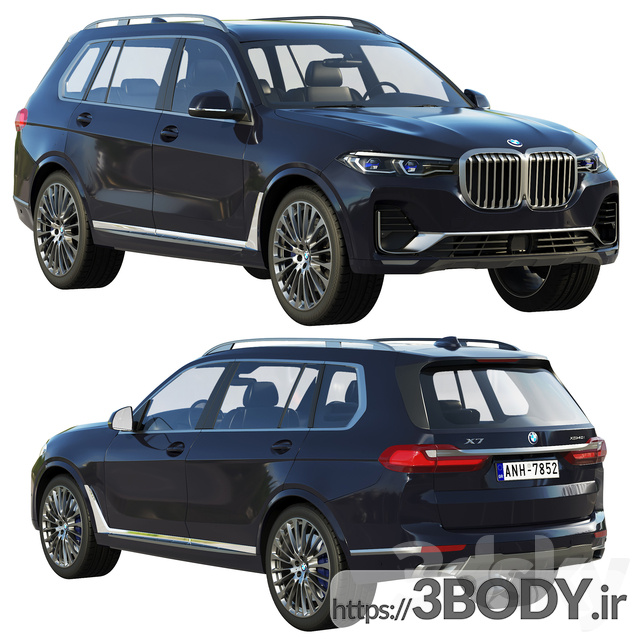 مدل سه بعدی ماشین BMW-X7 عکس 1