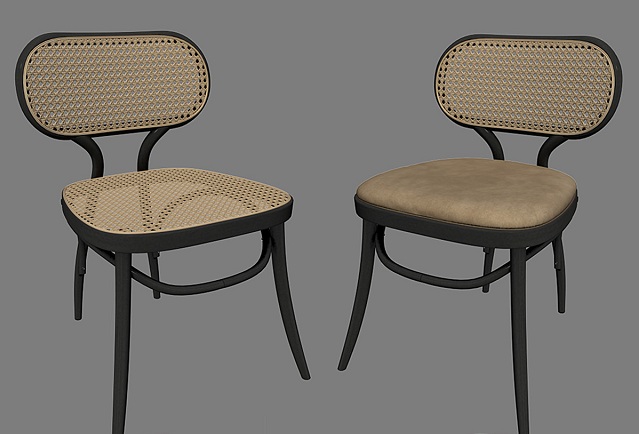 آبجکت سه بعدی صندلی مدرن عکس 2