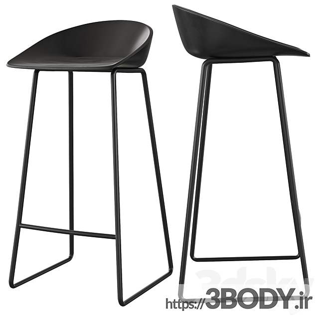 مدل سه بعدی صندلی مدرن عکس 5