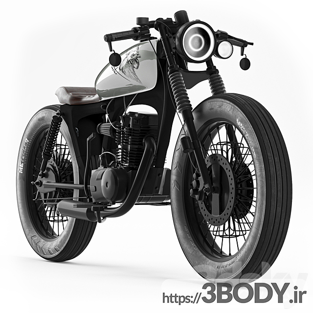 آبجکت سه بعدی موتورسیکلت هوندا عکس 1
