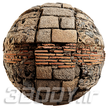 متریال دیوار آجری brick wall عکس 2