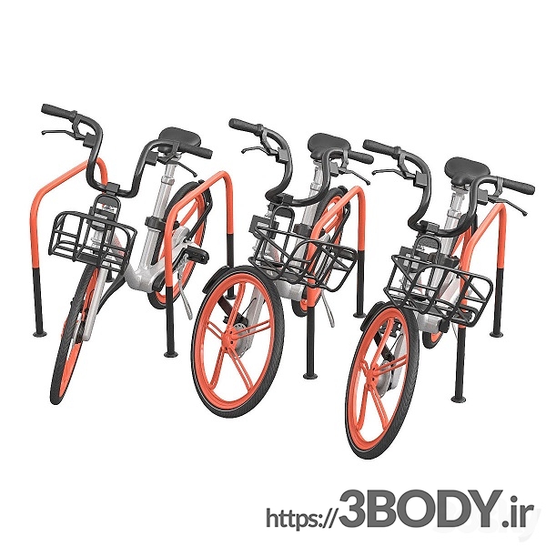 مدل سه بعدی دوچرخه عکس 3