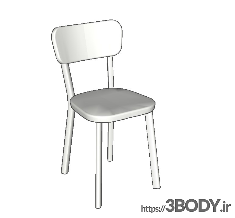 مدل سه بعدی اسکچاپ - صندلی عکس 1