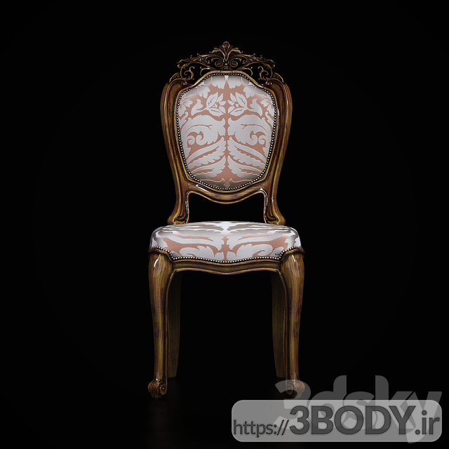 مدل سه بعدی  صندلی سلطنتی عکس 1