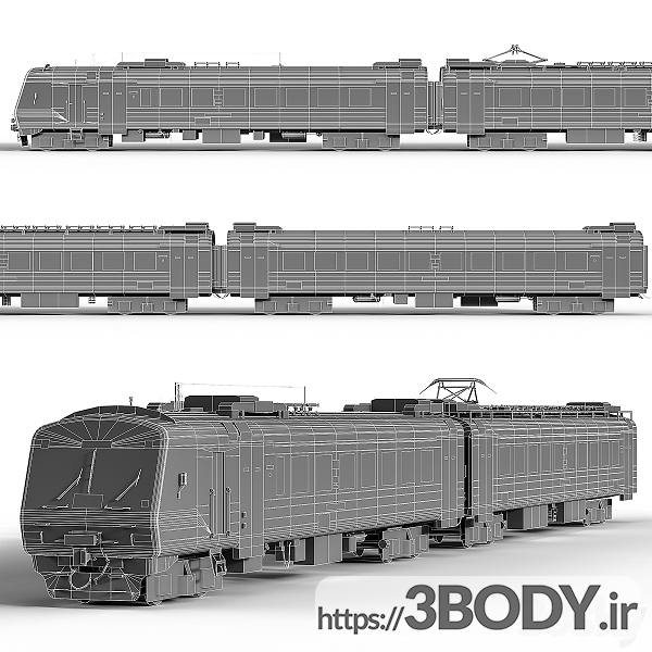 مدل سه بعدی قطار روسی عکس 2