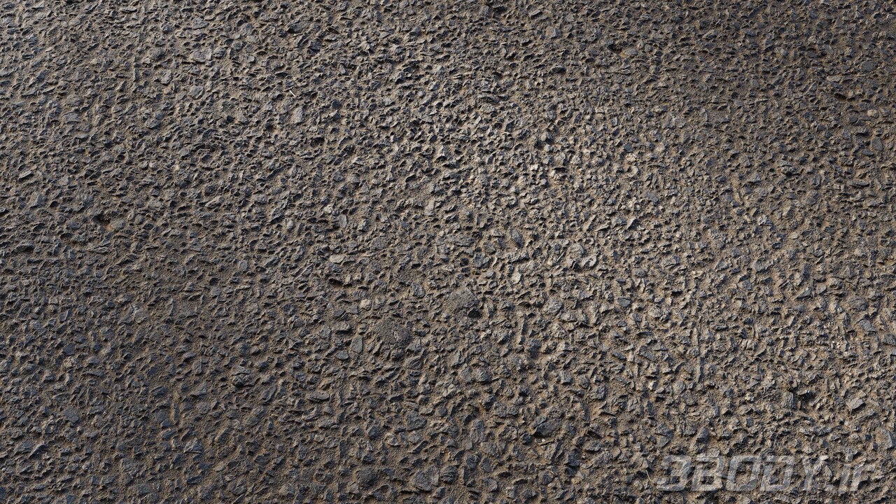 متریال آسفالت زبر coarse asphalt عکس 1