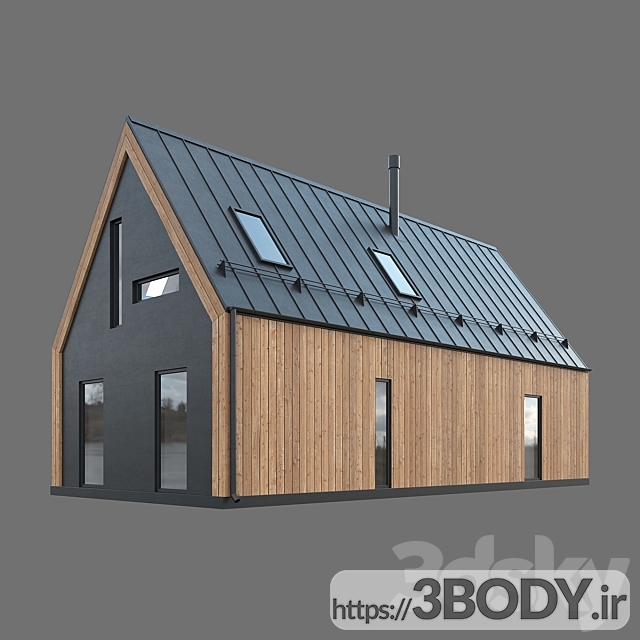 مدل سه بعدی خانه ی  انباری عکس 7