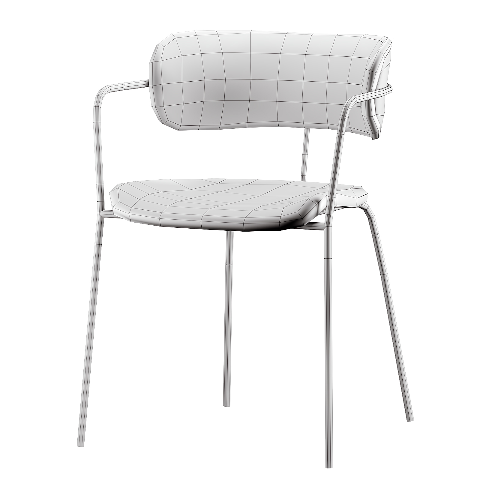 آبجکت سه بعدی صندلی مدرن و شیک عکس 3