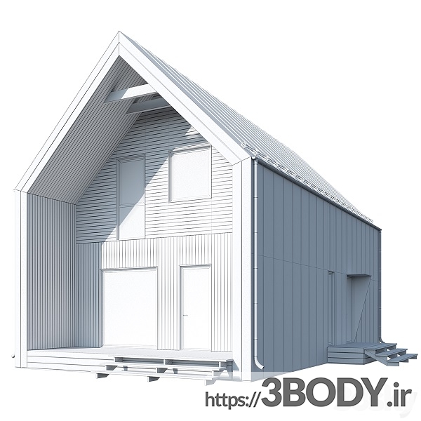مدل سه بعدی خانه مدولار (Modular ) عکس 2