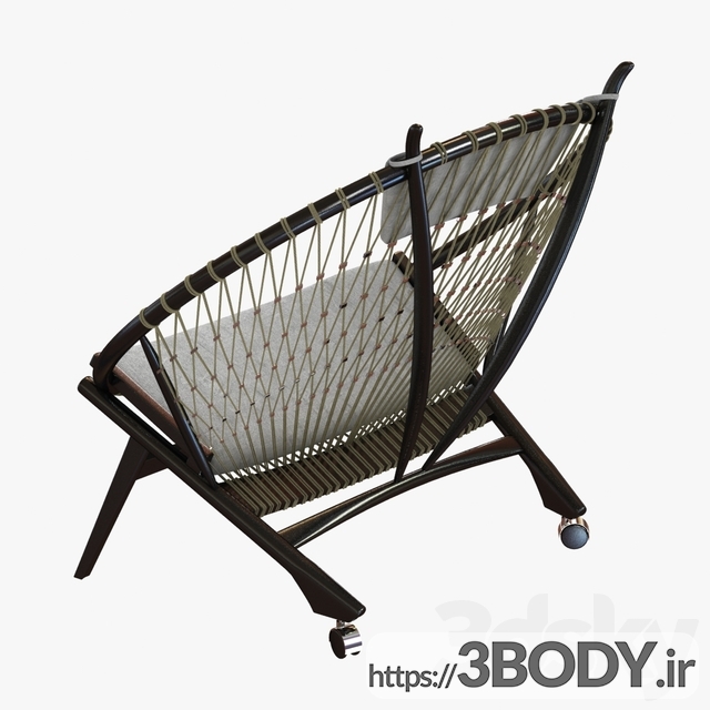 مدل سه بعدی  صندلی راحتی عکس 2
