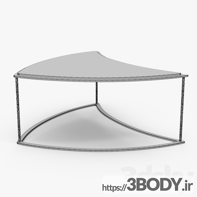 مدل  سه بعدی  ست میز عسلی عکس 4