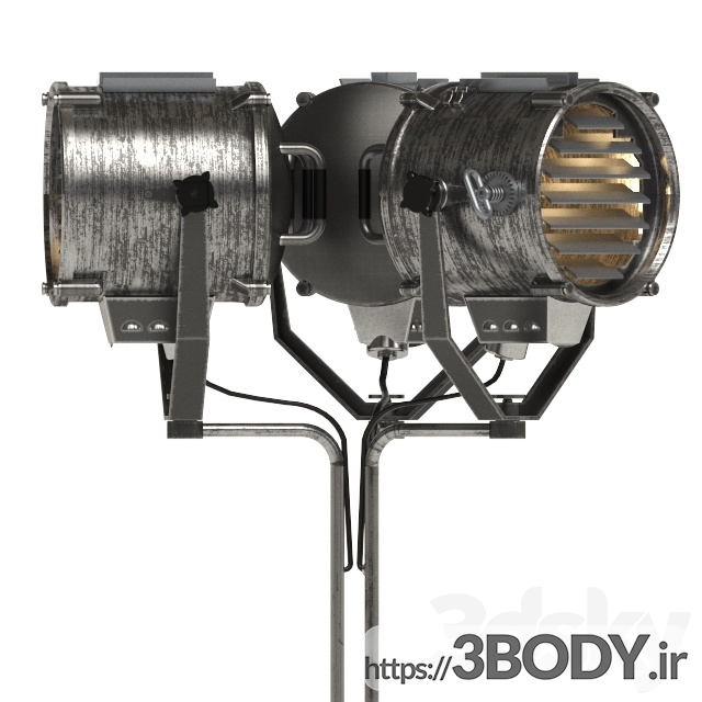 مدل سه بعدی چراغ فانوس دریایی عکس 1