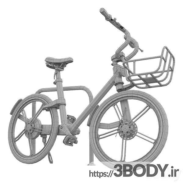 مدل سه بعدی دوچرخه عکس 2