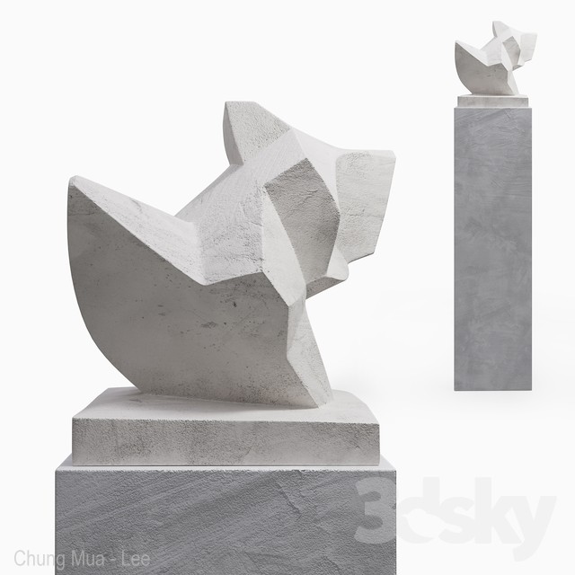 مدل سه بعدی مجسمه عکس 1