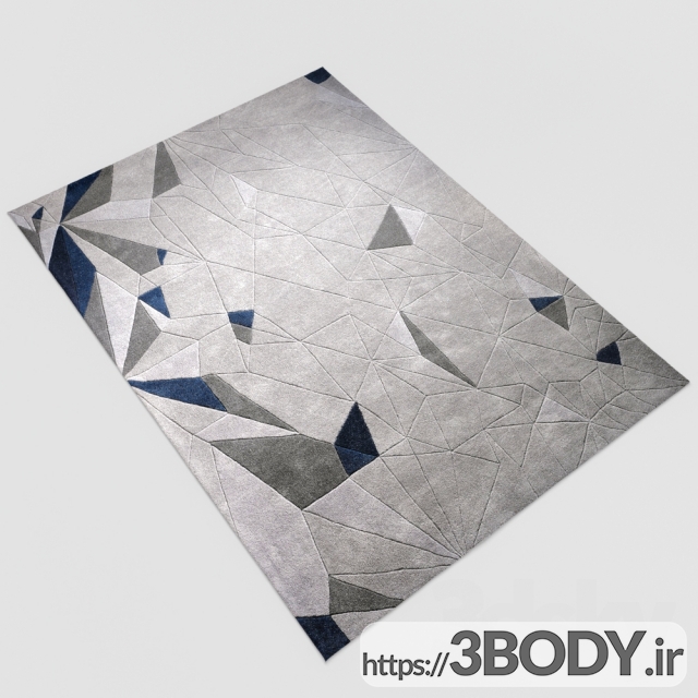 مدل سه بعدی فرش عکس 2