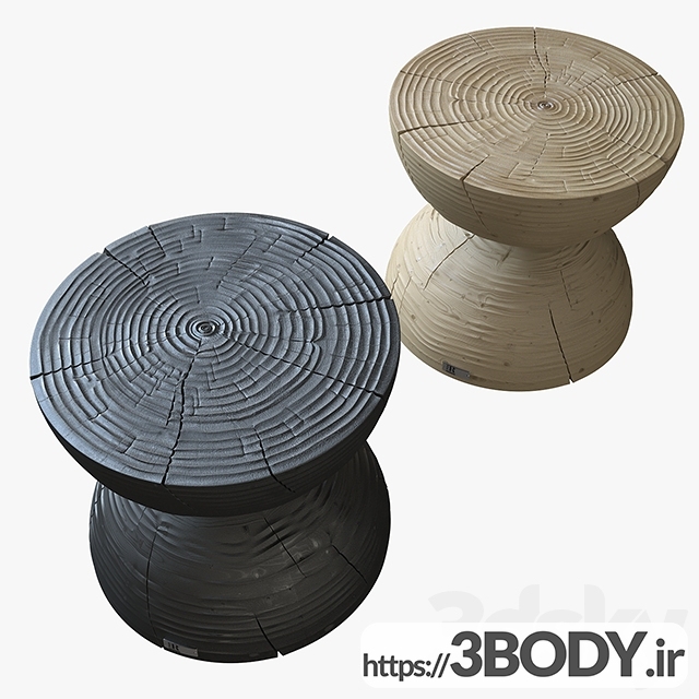 مدل سه بعدی  میز چوبی عکس 1