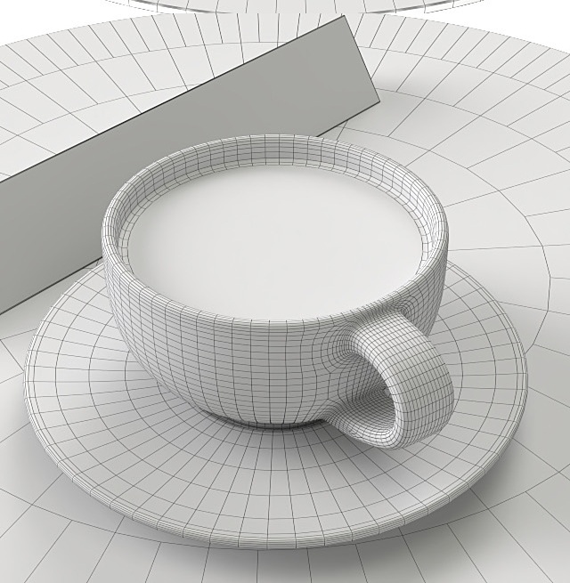 آبجکت سه بعدی میز قهوه خوری عکس 9