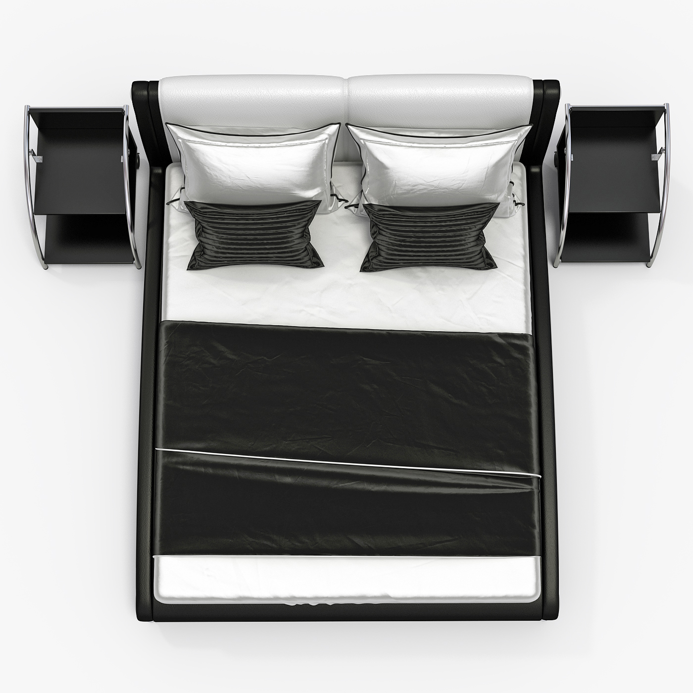 مدل سه بعدی تخت خواب عکس 4