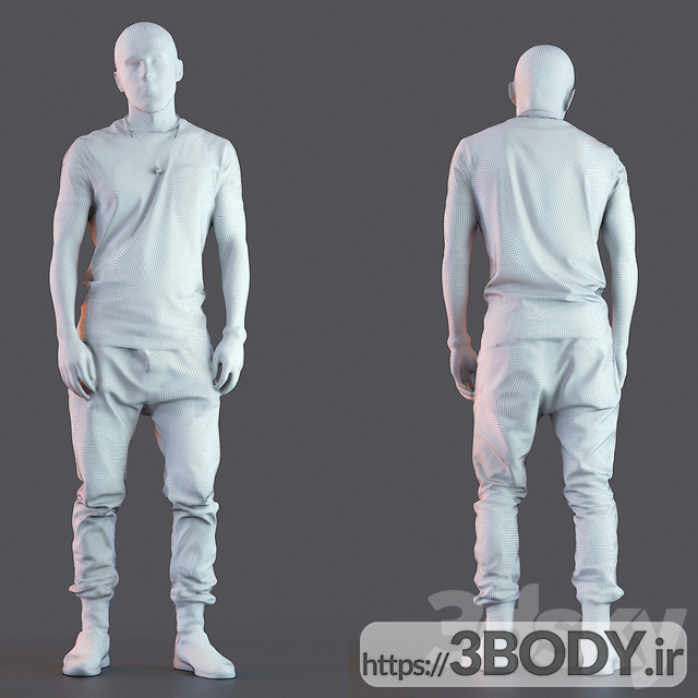 مدل سه بعدی انسان عکس 2