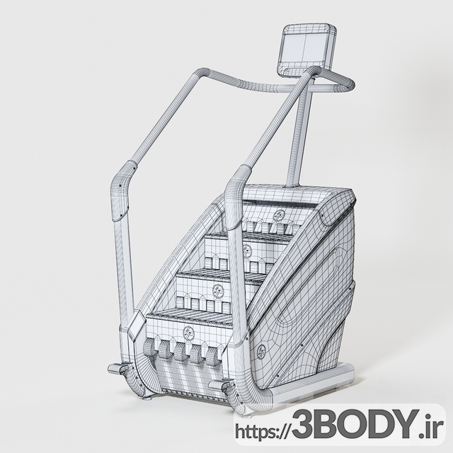 مدل سه بعدی پله برقی ورزشی عکس 2
