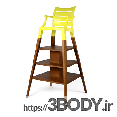 مدل سه بعدی رویت- صندلی چهار پایه عکس 1