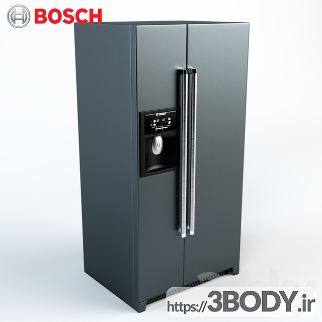 مدل سه بعدی یخچال KAN 58A55 از بوش (Bosch ) عکس 3