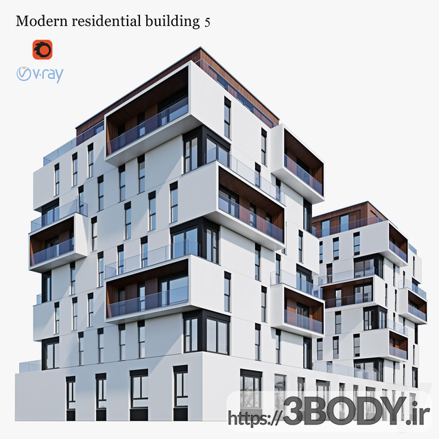 مدل سه بعدی خانه آپارتمانی عکس 1
