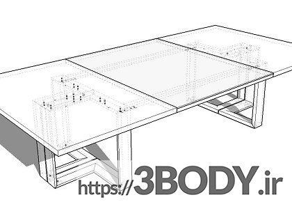 صحنه آماده داخلی اسکچاپ مجتمع اداری عکس 5