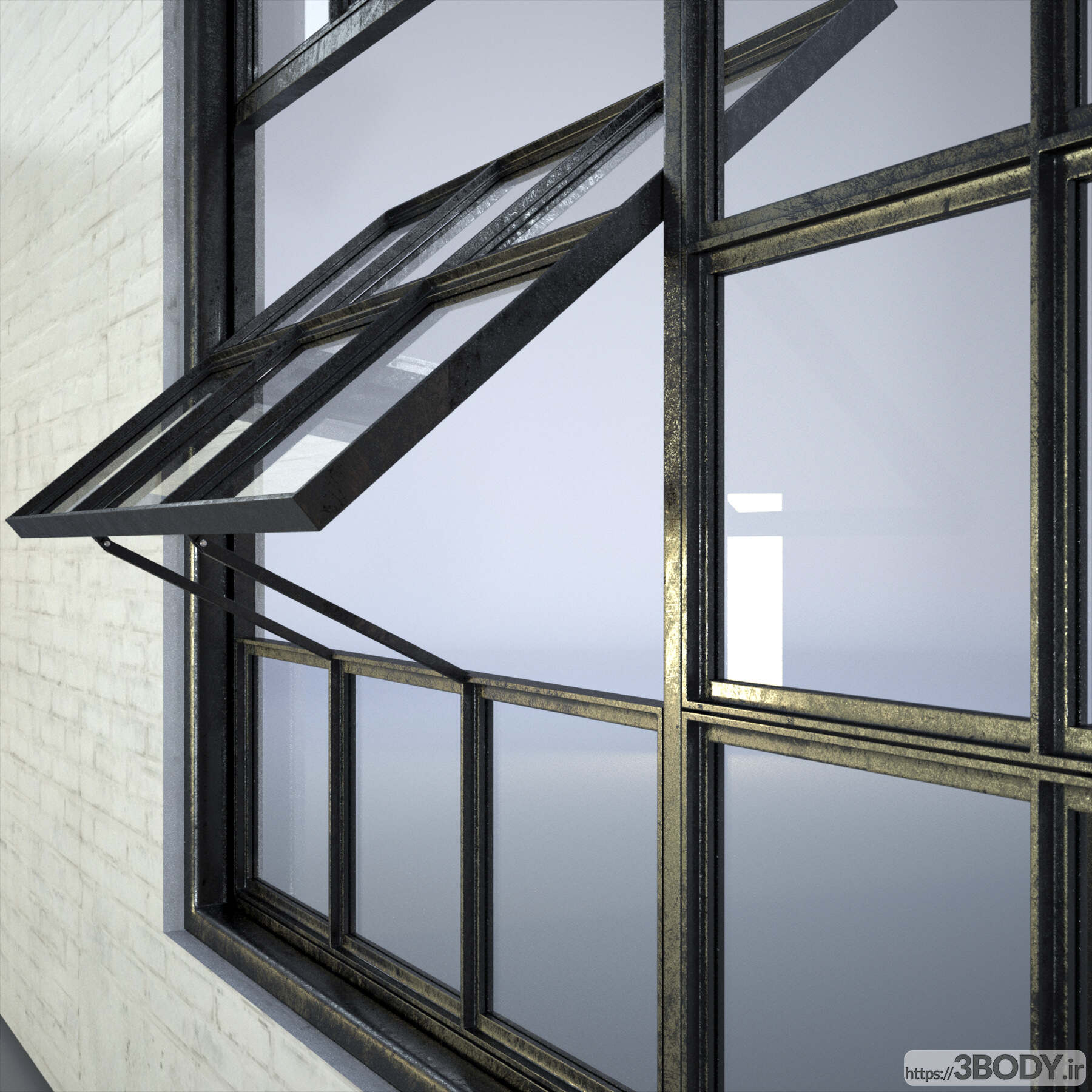 آبجکت سه بعدی پنجره عکس 1
