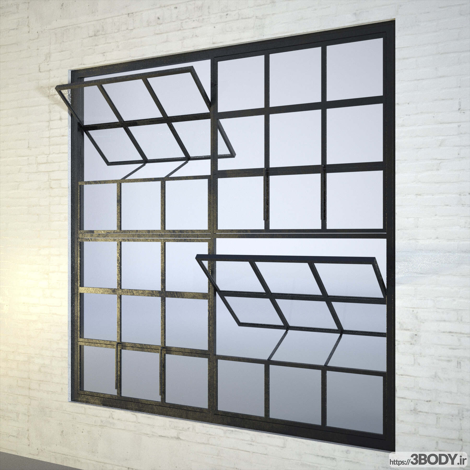 آبجکت سه بعدی پنجره عکس 3