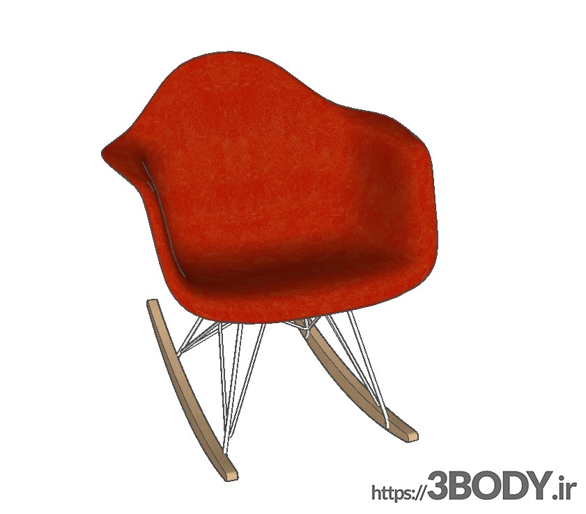 مدل سه بعدی اسکچاپ - صندلی مبلمان عکس 1