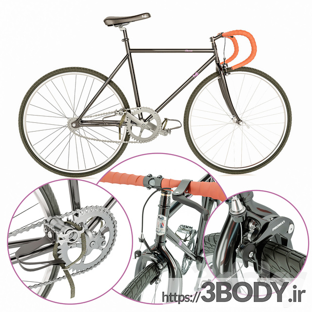 مدل سه بعدی دوچرخه عکس 1