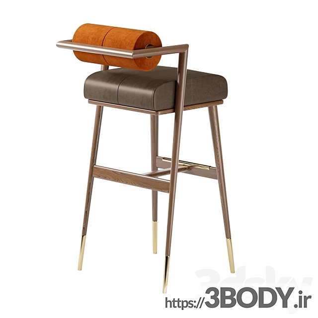 مدل سه بعدی صندلی مدرن عکس 4